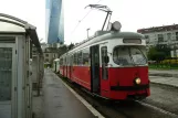 Sarajevo Straßenbahnlinie 4 mit Gelenkwagen 706 am Željeznička stanica (2009)