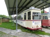 Schönberger Strand Beiwagen 64, die Rückseite Tramport (2017)