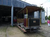 Schönberger Strand Offen Beiwagen 93 vor dem Depot Museumsbahnen Schönberger Strand (2021)
