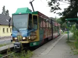 Schöneiche bei Berlin Straßenbahnlinie 88 mit Gelenkwagen 26 am Dorfstr. (2024)