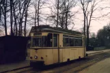 Schöneiche bei Berlin Straßenbahnlinie 88 mit Triebwagen 75 am Rahnsdörfer Straße (1986)