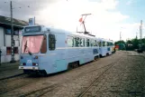 Skjoldenæsholm 1435 mm mit Triebwagen 203 "Leipzig" am Das Straßenbahnmuseum (2001)