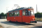 Skjoldenæsholm Arbeitswagen 797 auf dem Eingangsplatz Das Straßenbahnmuseum (1994)