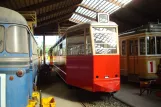 Skjoldenæsholm Beiwagen 4384 während der Restaurierung Das Straßenbahnmuseum (2014)