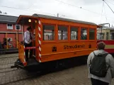 Skjoldenæsholm Normalspur mit Salzwagen 4994 am Das Straßenbahnmuseum (2023)