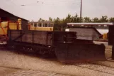 Skjoldenæsholm Salzwagen vor Das Straßenbahnmuseum (1990)