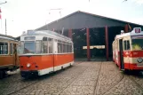 Skjoldenæsholm Triebwagen 3018 vor Remise 1 (2001)