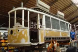 Skjoldenæsholm Triebwagen 361 während der Restaurierung Das Straßenbahnmuseum (2015)