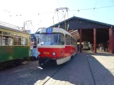 Skjoldenæsholm Triebwagen 7079 vor dem Depot Remise 1 (2018)
