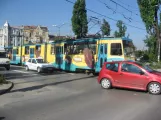 Sofia Straßenbahnlinie 1 auf bulevard "Knyaginya Maria Luiza" (2008)