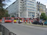 Sofia Straßenbahnlinie 20 auf bulevard "Knyaginya Maria Luiza" (2008)