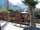 Sóller Straßenbahnlinie mit Triebwagen 23 auf Ctra. Puerto Sóller (2013)