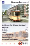 Spielkarte: Bremen 16 Ringlinie mit Triebwagen 701 auf Gustav-Deetjen-Allee (2006)