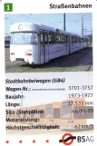 Spielkarte: Bremen Gelenkwagen 3720 im BSAG - Zentrum (2006)