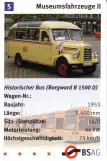 Spielkarte: Bremen Historischer Bus II (Borgward B 1500 D) (2006)