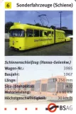 Spielkarte: Bremen Schleifwagen 3985 im BSAG - Zentrum (2006)