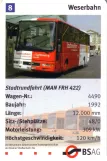 Spielkarte: Bremen Stadtrundfahrt (MAN FRH 422) (2006)