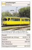Spielkarte: Karlsruhe Arbeitswagen 489 Arbeitswagen Schleizug (2002)