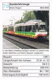 Spielkarte: Karlsruhe Regionallinie S4 mit Niederflurgelenkwagen 848 (2002)