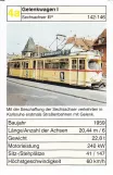 Spielkarte: Karlsruhe Straßenbahnlinie 2 auf Siemensallee (2002)