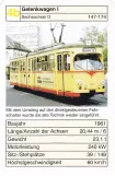 Spielkarte: Karlsruhe Straßenbahnlinie 6 mit Gelenkwagen 152 Gelenkwagen I (2002)