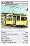 Spielkarte: Karlsruhe Straßenbahnlinie 6 mit Triebwagen 115 Zweiachser Kriegsstraßenbahnwagen (2002)