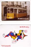 Spielkarte: Lissabon Straßenbahnlinie 28E mit Triebwagen 549 (2008)