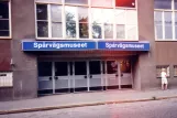 Stockholm der Eingang zu Spårvägsmuseet, Tegelviksgatan (1992)