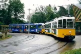 Stuttgart Straßenbahnlinie 15 mit Gelenkwagen 456 am Rudbank (2003)