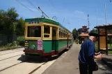 Sydney Museumslinie mit Triebwagen 1975 im Tramway Museum (2015)