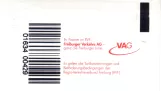 Tageskarte für Freiburger Verkehr (VAG), die Rückseite (2008)