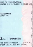 Tageskarte für Verkehrsbetriebe Zürich (VBZ) (2005)