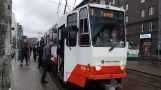 Tallinn Straßenbahnlinie 3 mit Gelenkwagen 176 am Hobujaama (2017)