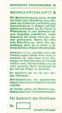 Ticket-Gutschein für Stuttgarter Straßenbahnen (SSB), die Rückseite (1970)