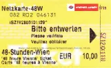 Touristenkarte für Wiener Linien (2010)