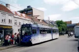Trondheim Straßenbahnlinie 9, Gråkallbanen mit Gelenkwagen 93 am St. Olavs gate (2005)