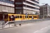 Utrecht Straßenbahnlinie 20 mit Gelenkwagen 5005 am Moreelsepark (1989)