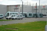 Valenciennes Niederflurgelenkwagen 15 vor dem Depot Dépôt Tramway (2008)