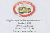 Visitenkarte: Magdeburg (2014)