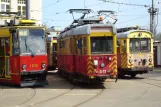 Warschau Triebwagen 1250 am Depot Carriage Plant Implementation R-2 "Prague" (2011)