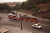 Warschau Triebwagen 155 am Stare Miasto (1984)