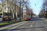 Wien Oldtimer Tramway mit Triebwagen 4033 auf Burgring (2014)