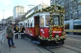 Wien Oldtimer Tramway mit Triebwagen 4033 auf Schwedenplatz (2014)