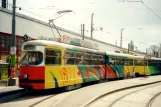 Wien Straßenbahnlinie 5  am Praterstern (2001)