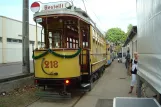 Woltersdorf Museumswagen 218 am Woltersdorfer Straßenbahn (2013)