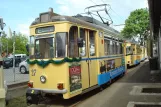 Woltersdorf Triebwagen 27 am Woltersdorfer Straßenbahn (2013)