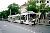 Würzburg Straßenbahnlinie 4 mit Niederflurgelenkwagen 251 am Ulmer Hof (2003)