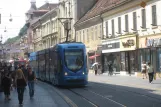 Zagreb Straßenbahnlinie 17 mit Niederflurgelenkwagen 2229 auf Ilica ulica (2008)