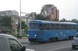 Zagreb Straßenbahnlinie 7 mit Triebwagen 472 auf Maksimirska cesta (2008)