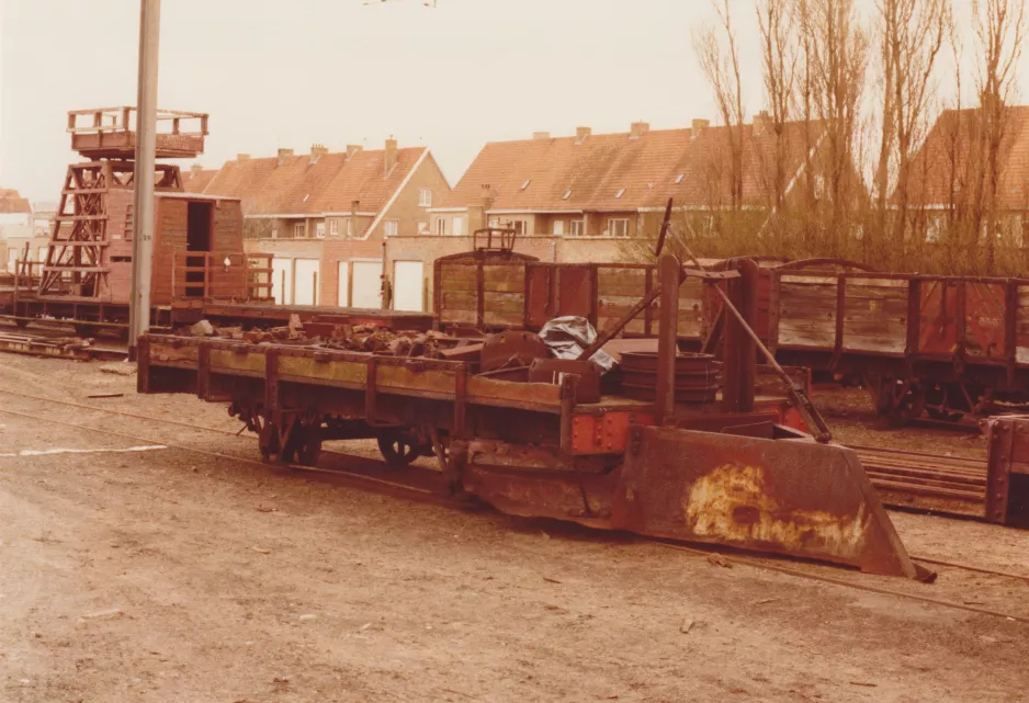 Archivfoto: Brüssel Schneepflug am Knokke (1978)